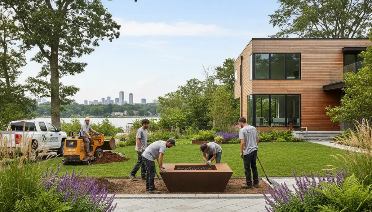 Cambridge, MA landscaping design and outdoor installation by a professional landscape company