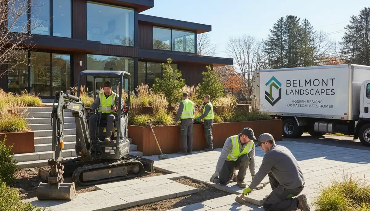 Landscaping design team serving Cambridge, MA with professional yard and garden planning