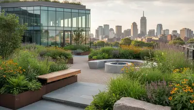 Cambridge, MA landscaping design team creating a custom outdoor living space