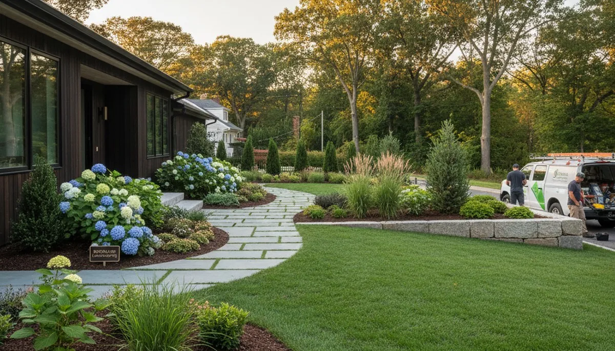Landscaping design team serving Cambridge, MA for residential and commercial outdoor spaces