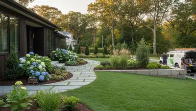 Landscaping design team serving Cambridge, MA for residential and commercial outdoor spaces