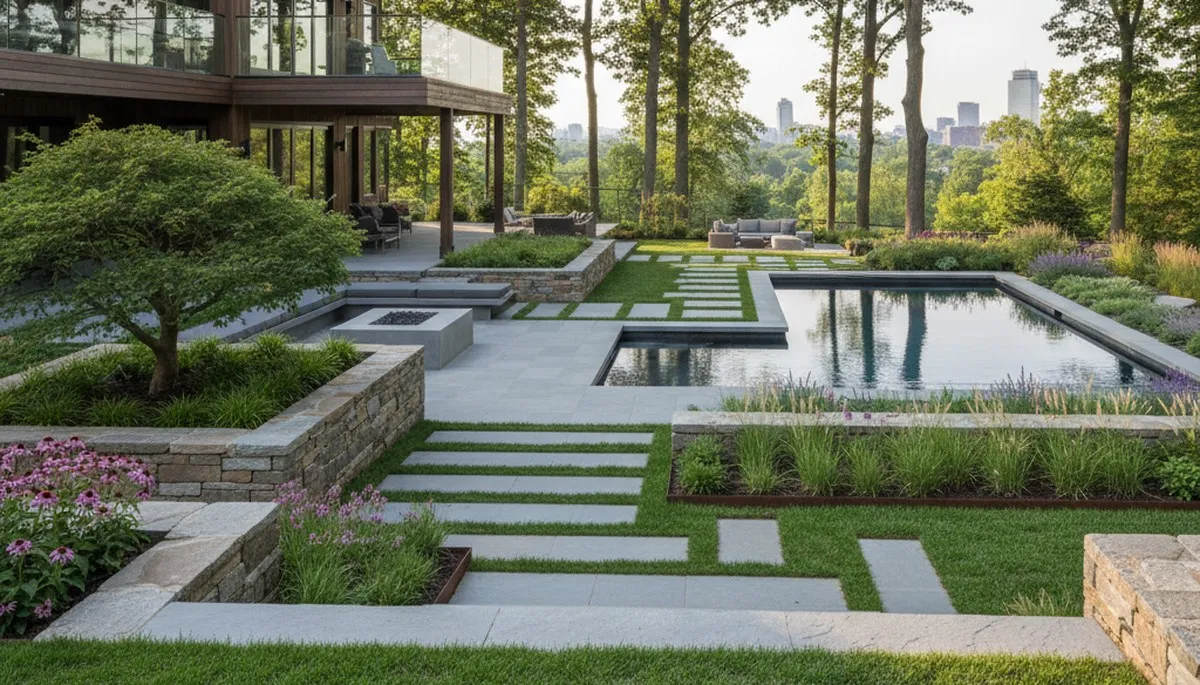 Landscaping design team serving Cambridge, MA for residential and commercial outdoor spaces