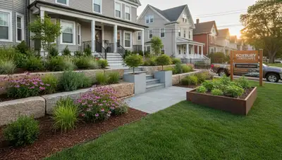 Landscape design service in Cambridge, MA for residential outdoor spaces
