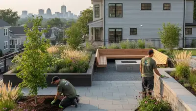 Landscape design services in Cambridge, MA for residential and commercial outdoor spaces