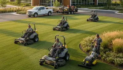 Professional lawn mowing service in Cambridge, MA by Chop Chop Landscaping